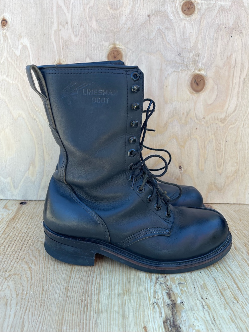 Carolina Men's Linesman 10" Comp Toe WP Work Boot Black size 9 steel toe